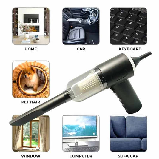 Wireless Vacuum Cleaner 3-In-1 Portable Hand-Held For Cleaning